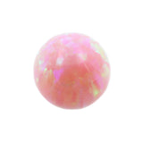 Synthetisch Stenen Opschroefbare Opaalbal Pink Opal