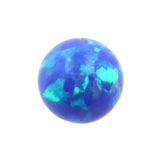 Synthetisch Stenen Opschroefbare Opaalbal Sapphire Blue Opal