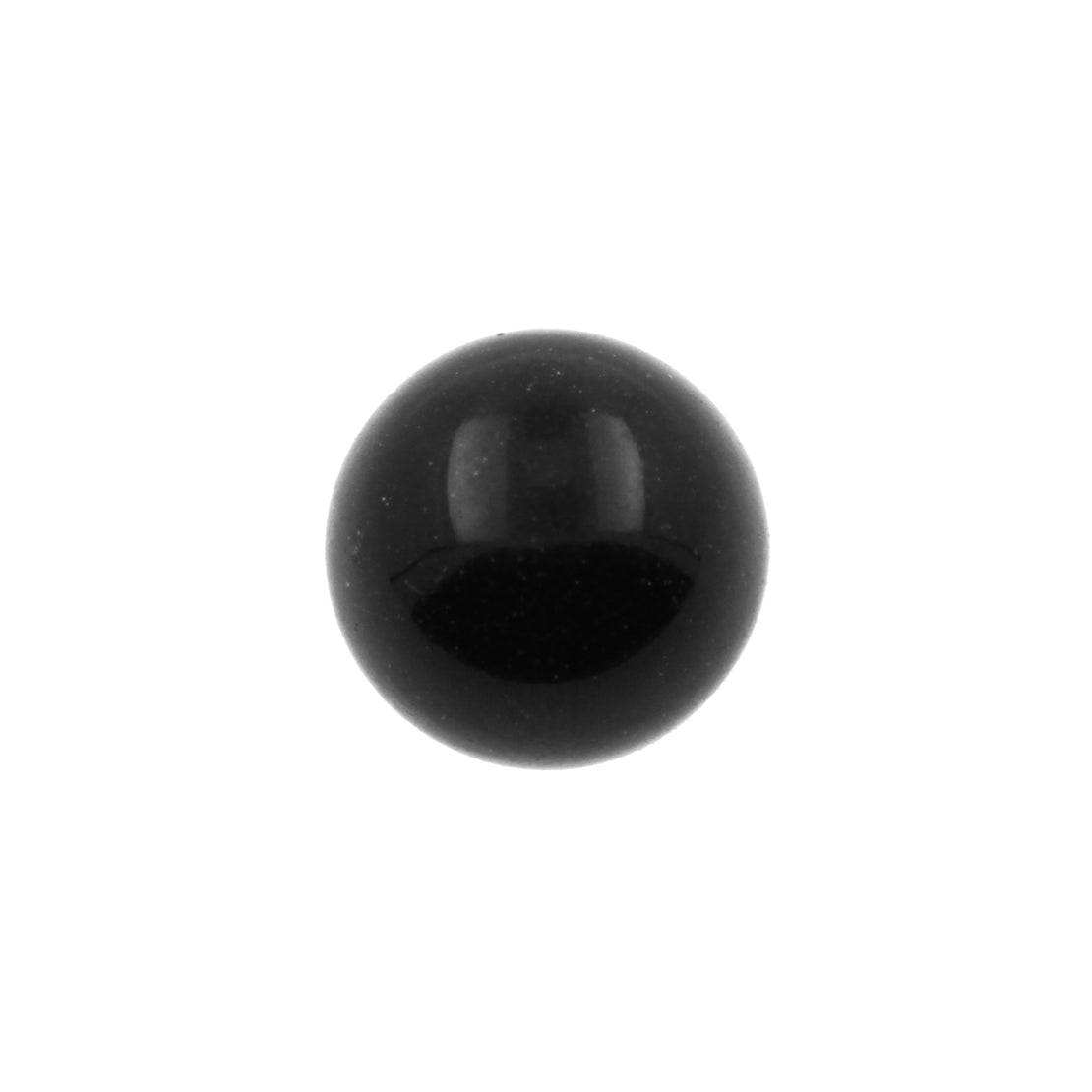 Acrylic Threaded Ball Black