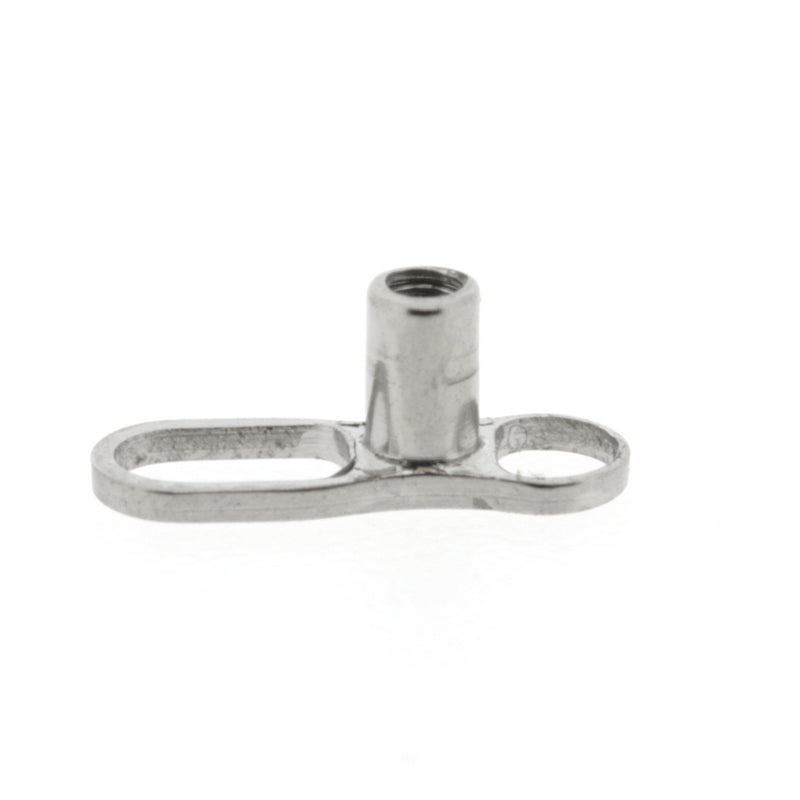 Titanium Open Type Microdermal Anchor - Polished