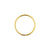 Surgical Steel Continuous Ring Gold