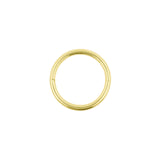 Nickelfreier Edelstahl Click Ring mit Wave Lock – Gold