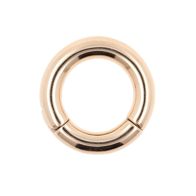 Chirurgisch Stalen Click Ring Rose Goud
