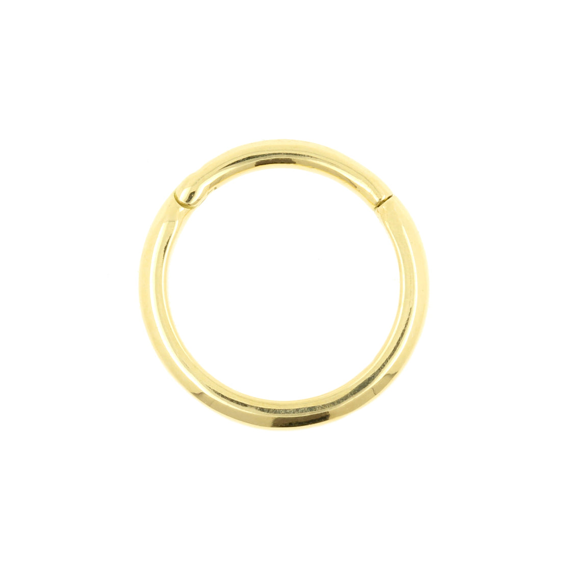 18 Karaats Gouden Click Ring - Half Rond