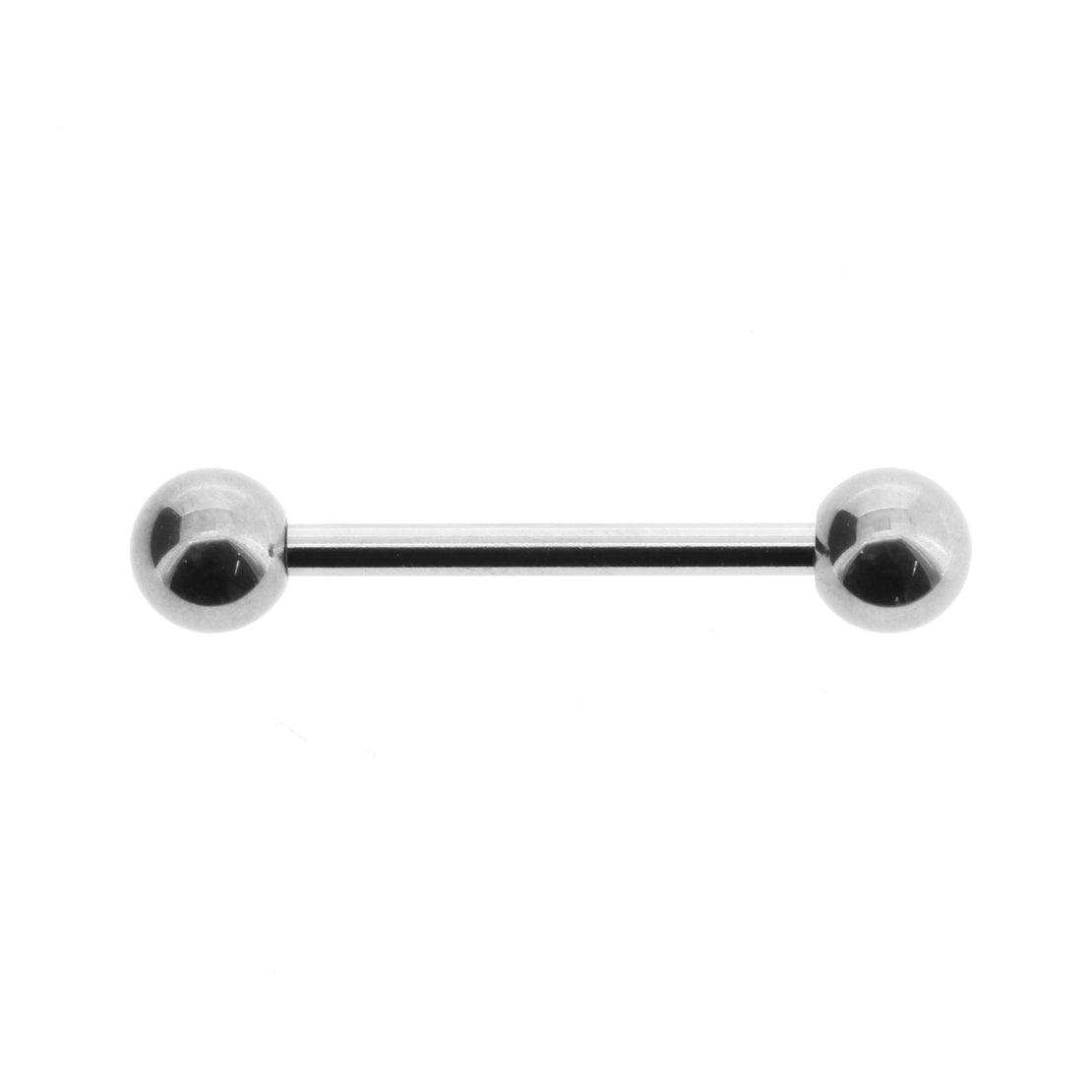 Titanium Barbell Zilver