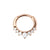 Chirurgisch Stalen Zirkonia Princess Ring Clear