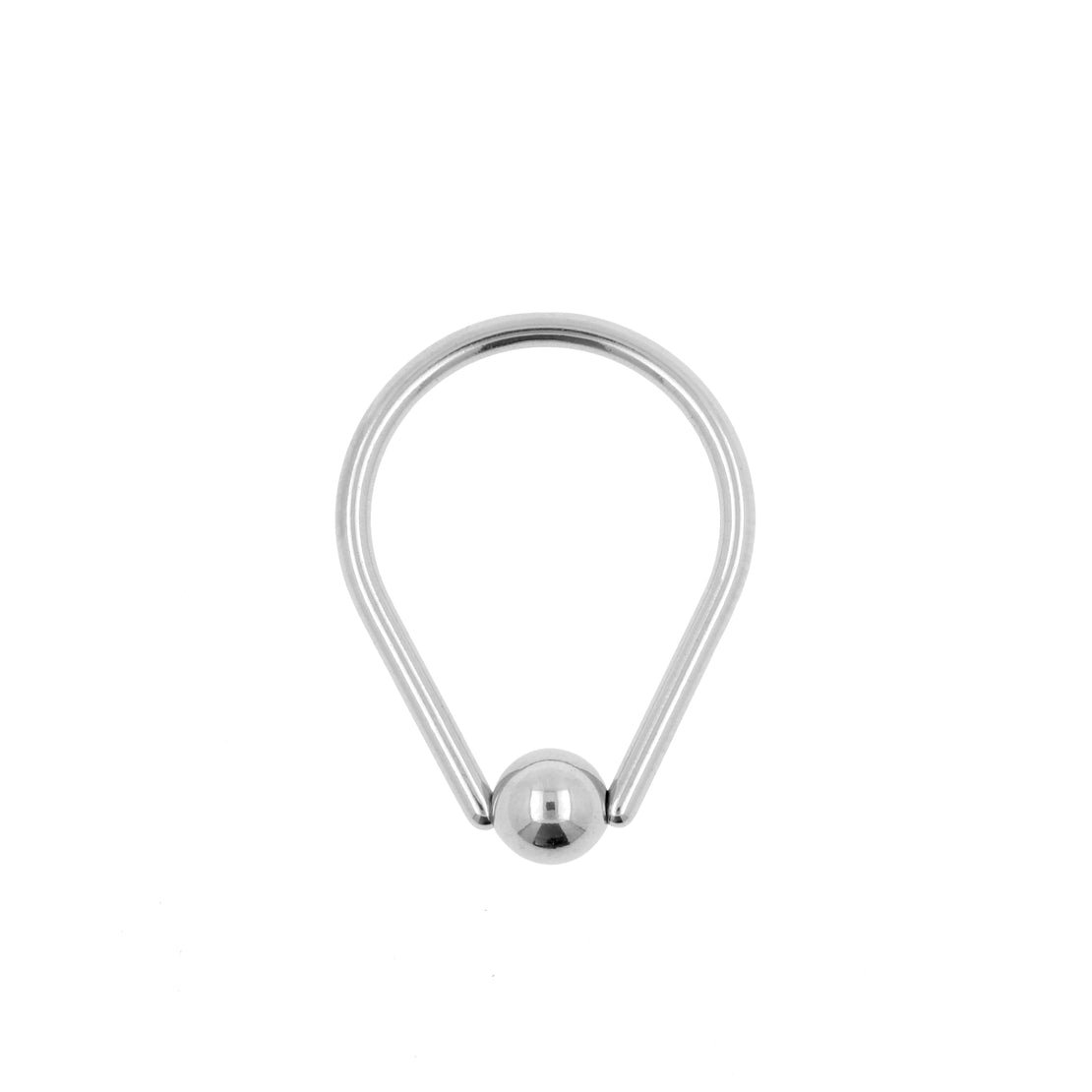 Chirurgisch Staal Ball Closure Ring - Druppel Zilver
