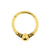 Chirurgisch Stalen Vintage Style Ring Goud