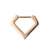 Surgical Steel Septum V-Clicker Rose Gold