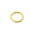 Chirurgisch Stalen Ovale Clickring Voor Rookpiercings Goud