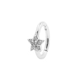 Nickel-Free Stainless Steel Rook Clicker - Star Silver