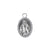 Nickel-Free Stainless Steel Click Ring Charm - Zirconia Maria Silver