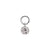 Surgical Steel Click Ring Charm - Multi Jewelled Ball Silver