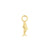 Nickel-Free Stainless Steel Charm - Visje Gold