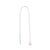 Chirurgisch Stalen Oor Threader Opaal Bal Pink Opal