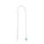 Chirurgisch Stalen Oor Threader Opaal Bal Light Green Opal