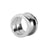 Nickel-Free Stainless Steel Internally Threaded Tunnel Silver