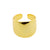 925 Zilver Oor Cuff - Wide Bangle Goud