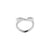 925 Zilver Oor Cuff - Double Ellipse - Zilver