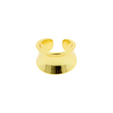 925 Zilver Oor Cuff - Concave - Goud
