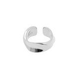 925 Silver Ear Cuff - Organic - Silver