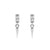 925 Silver Earstud Hangers - Gem Stud Silver