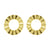 925 Zilver Oorstekers - Radiant Goud