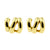 925 Zilver Oorstekers - Twisted Goud