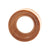 Wood Double Flared Tunnel - Sawo Red Brown