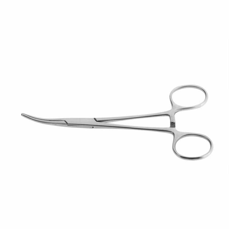 Chirurgisch Stalen Piercingklem - Hemostaat gebogen Zilver