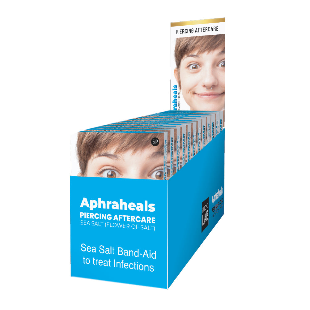 Omdoos - Aphraheals Zoutoplossing Patches - 12 x 5 stuks