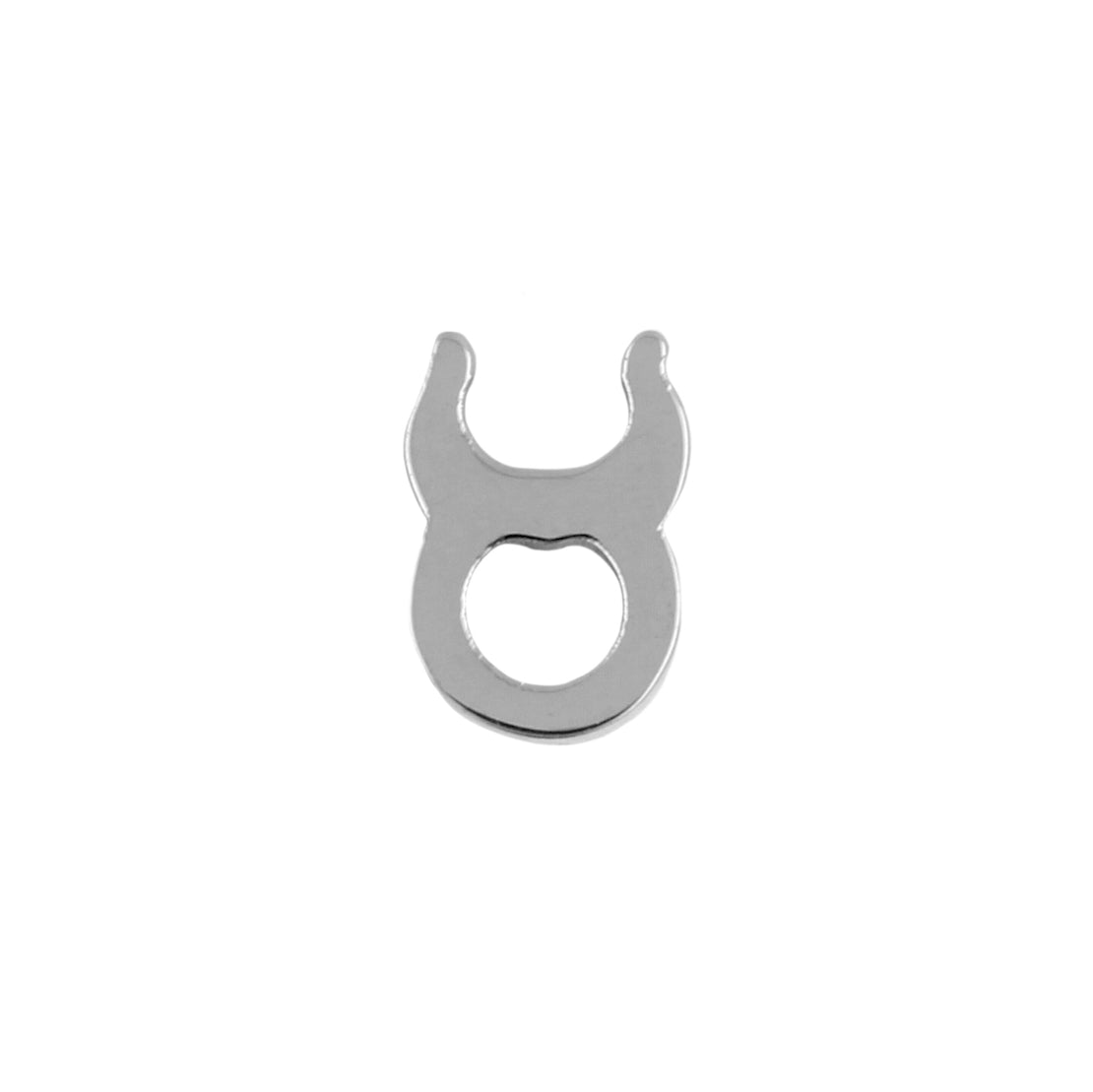 Titanium Zodiac Sign Taurus Silver