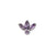 Titanium Zirkonia Cluster Top - Purple