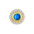 18 Karat Gold Vintage Opal Zirconia - Round