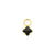 18 Karat Gold Click Ring Charm - Pyramid Nano Gem