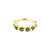 18 Karaats Gouden Click Ring - Gems Dark Afghan Tourmaline