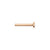 Titanium Labret Stud - 3 mm Disc Rose Gold