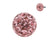 Titanium Multi-Jewelled Ball Light Rose