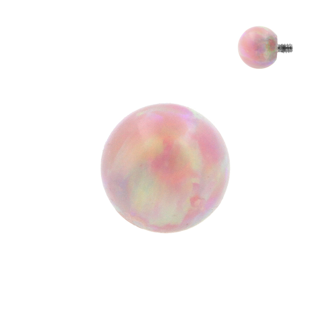 Titanium Opal Ball Pink Opal