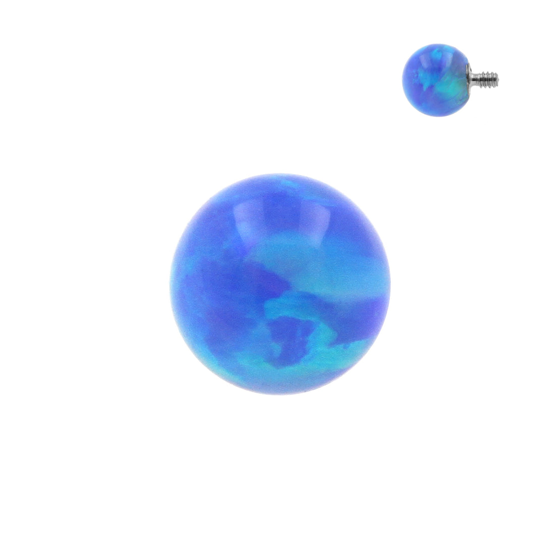 Titanium Opal Ball Blue Opal