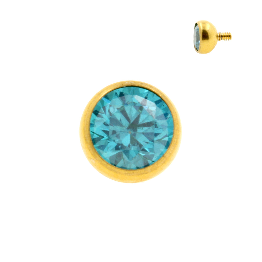 Titanium Ball With Zirconia Mint Green