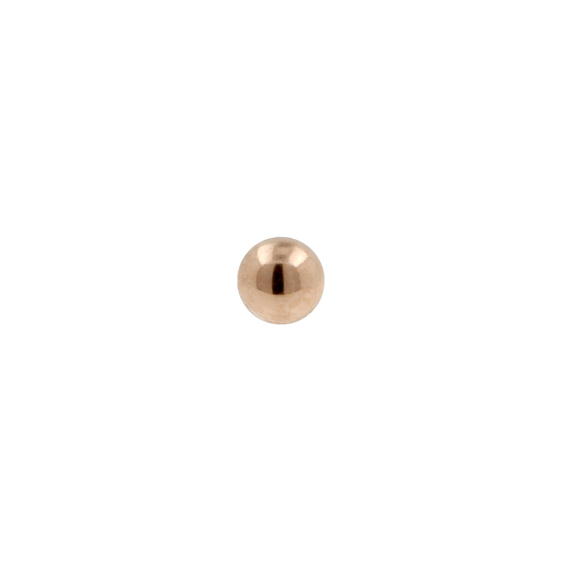 18 Karat Rose Gold Ball