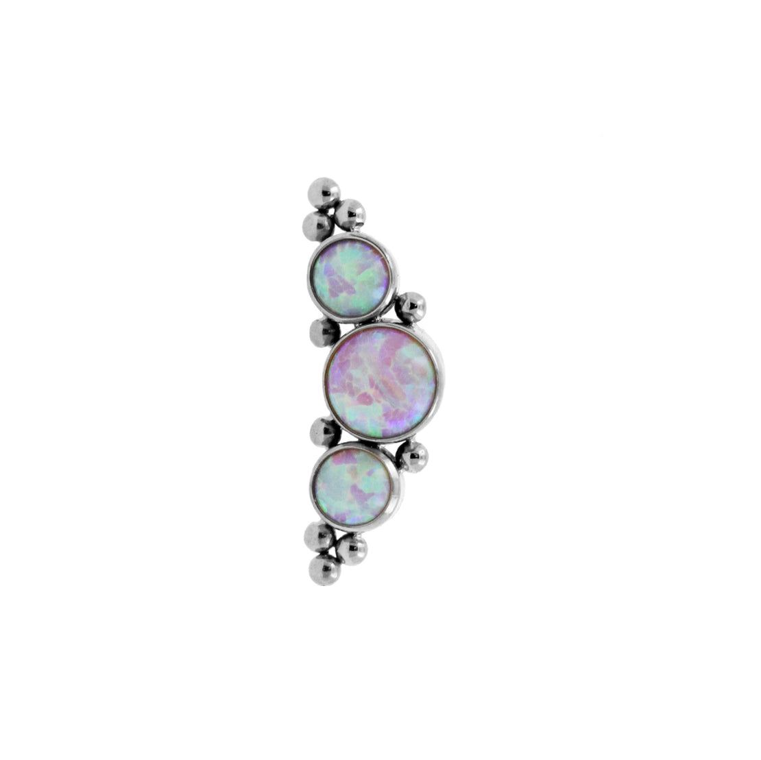 Titanium Opal Cluster - Pink Opal