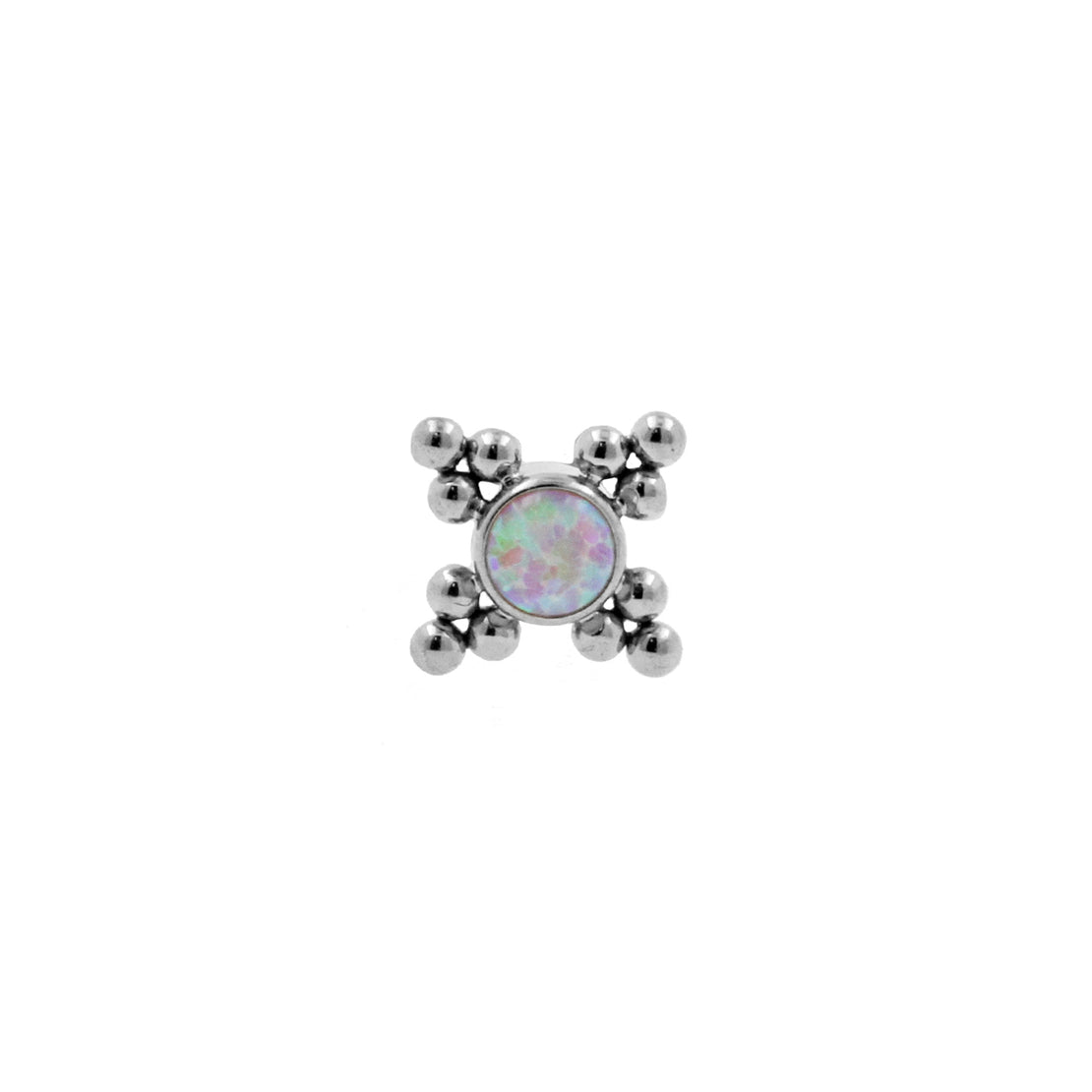 Titanium Opal Cluster - Pink Opal
