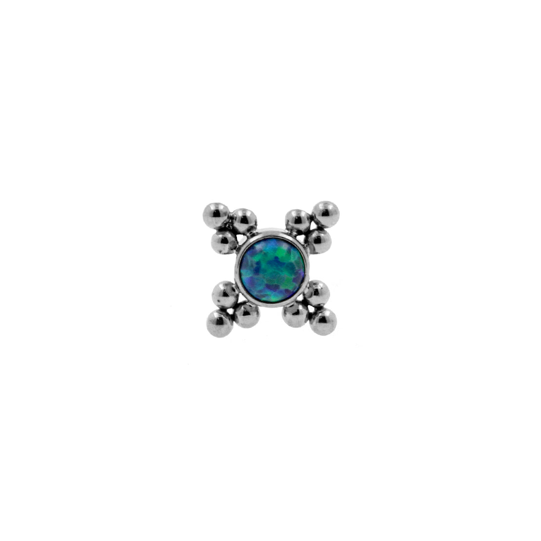 Titanium Opal Cluster - Black Opal