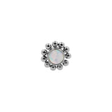 Titanium Opal Cluster - White Opal