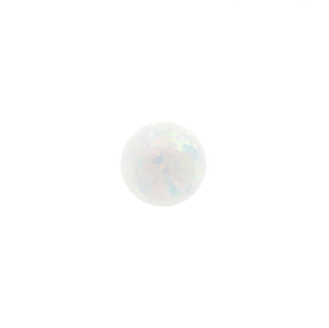 Titanium Opal Ball - White Opal
