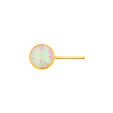 Titanium Opal Disc 90 Degrees - Pink Opal