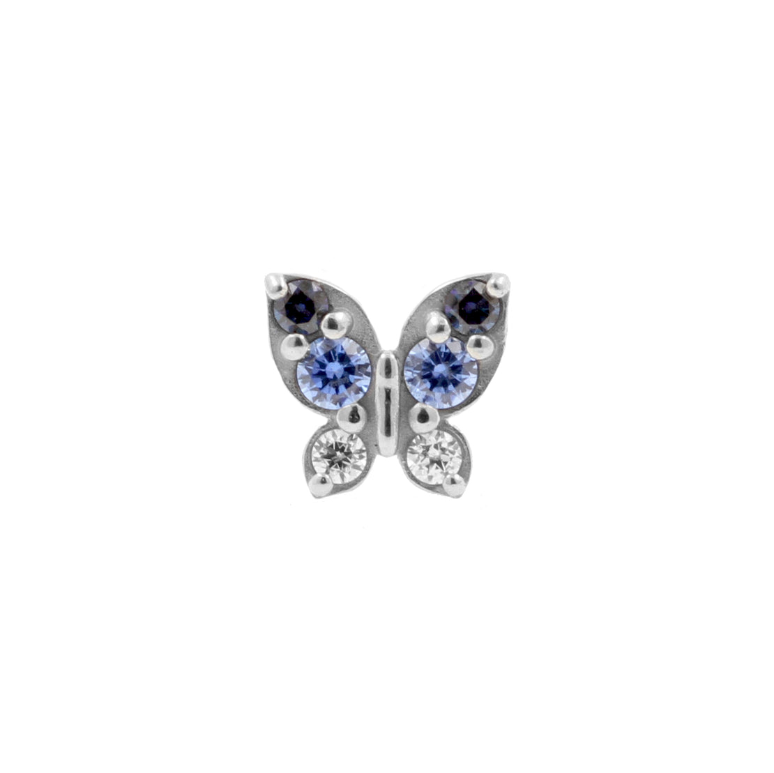 Nickel-Free Stainless Steel Butterfly Attachment - Blue
