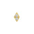 Nikkelvrij Stalen Diamond Attachment - Goud